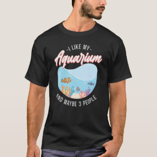 Camiseta Sopras De Peixe De Aquário De Salto Eu Gosto Do Me
