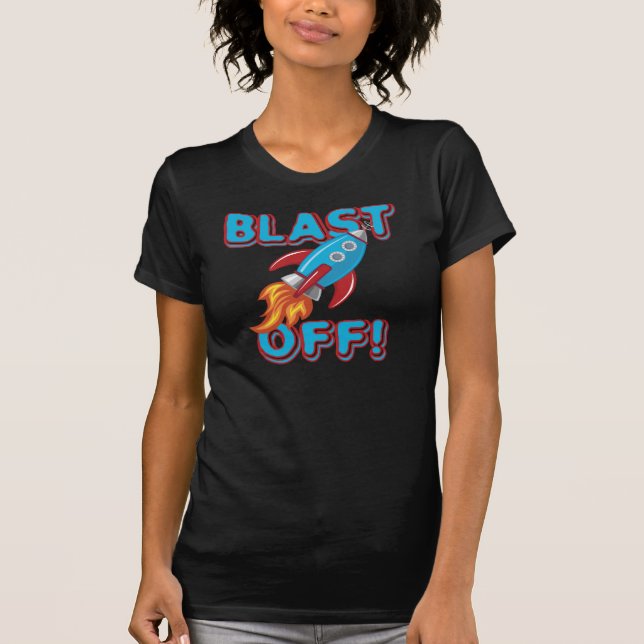 Camiseta Sopre fora o navio de Rocket (Frente)