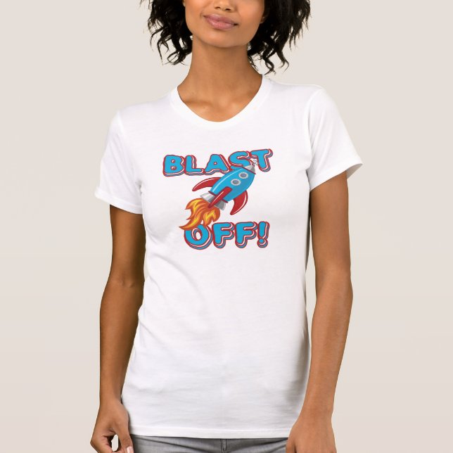 Camiseta Sopre fora o navio de Rocket (Frente)
