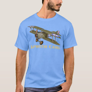 Camiseta Sopwith Camel WW1 Fighter Plane British Biplane Ai