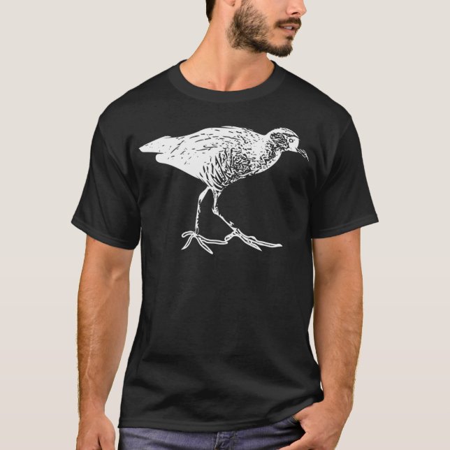 Camiseta Sora Carolina Rail White (Frente)
