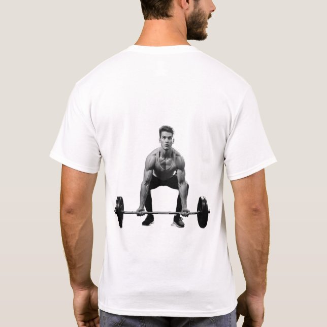 Camiseta Sore Today Strong Tomorrow Fitness Gym Quote – Mot (Verso)