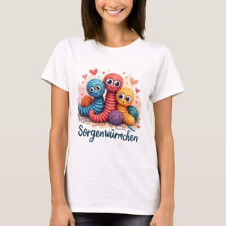 Camiseta Sorgenwürmchen - worms preocupantes