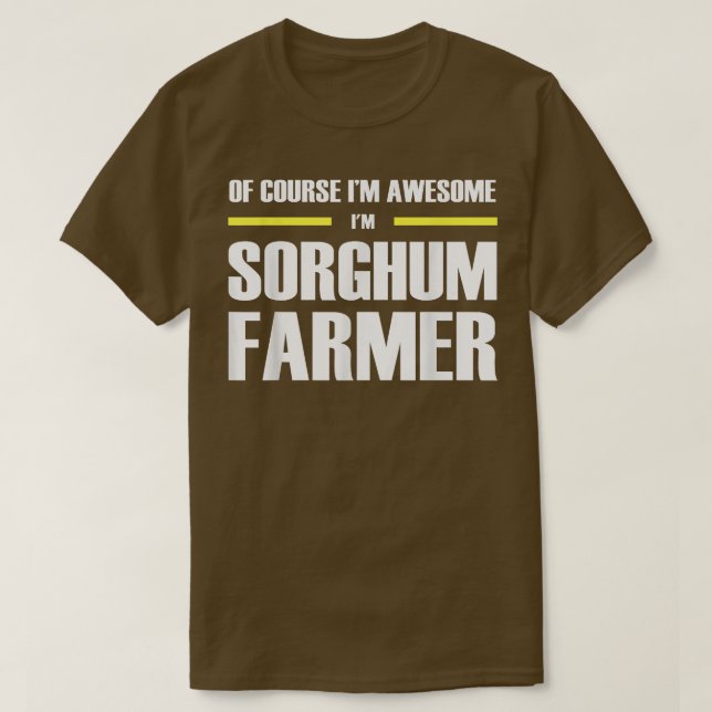 Camiseta Sorghum Farmer Fantástico (Frente do Design)