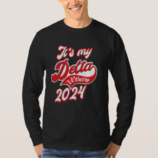 Camiseta Soridade Delta Sigma Theta, é o meu DELTAaniversár