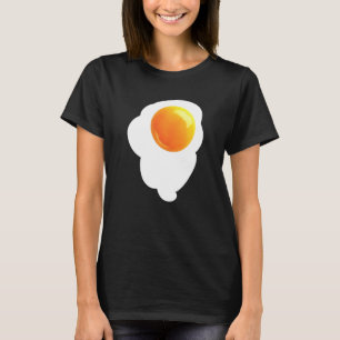Camiseta Soro de Gema de Clara de Ovo de Galinha Quebrada C
