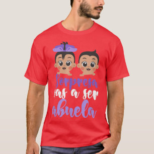 Camiseta Sorpresa Vas A Ser Abuela Engraçada Anunciação De