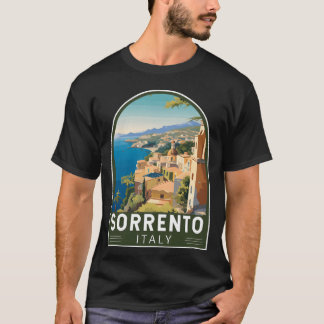 Camiseta Sorrento Itáliaviagem Arte Emblema amigos