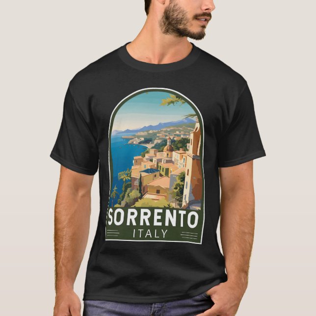 Camiseta Sorrento Italyravel Art Emblem friends (Frente)