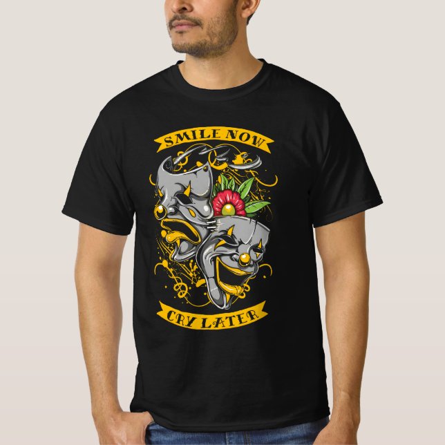 Camiseta Sorria Agora Chore Levedura (Frente)