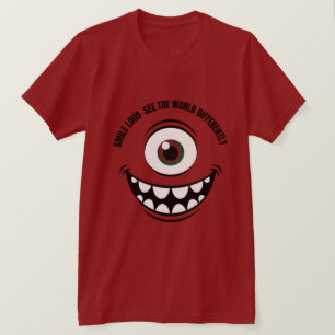 Camiseta Sorria Alto. Veja o mundo diferente.