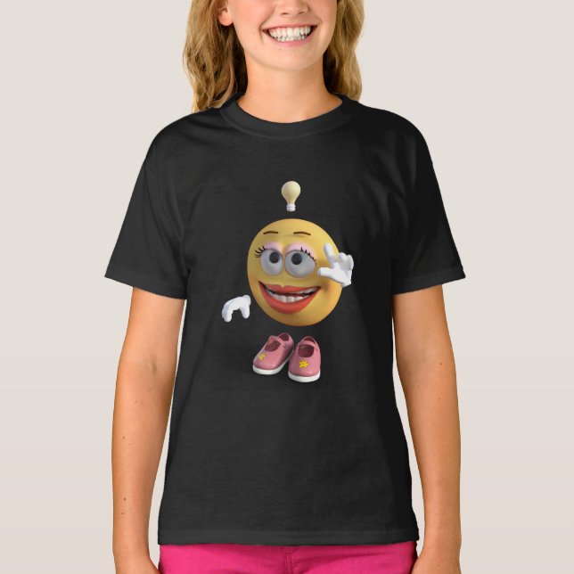 Camiseta Sorria Belo Rosto Inteligente (Frente)