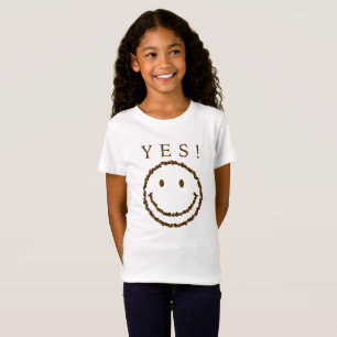 Camiseta Sorria com feijões de café