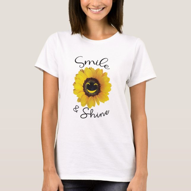 Camiseta Sorria e brilho (Frente)