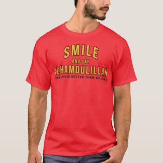 Camiseta Sorria e diga Alhamdulillah1