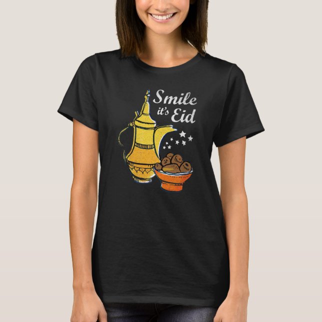 Camiseta Sorria É Eid  Eid Mubarak (Frente)