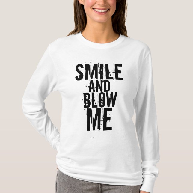 Camiseta Sorria e funda-me (Frente)