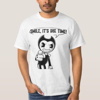 Camiseta Sorria É Hora da Tinta Demônio de Tinta de Desenho