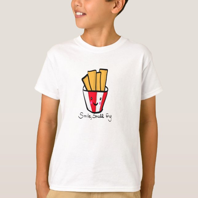 Camiseta Sorria, Fry Pequeno (Frente)
