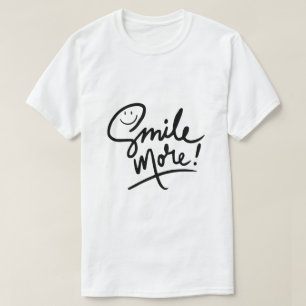 Camiseta Sorria Mais – Tipografia Positiva