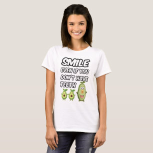 Camiseta Sorria mesmo se você não tem dentes