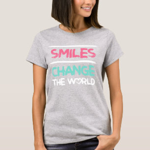 Camiseta Sorria muda o mundo