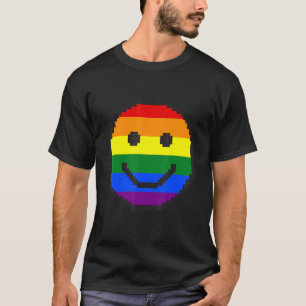 Camiseta Sorria Pixel Igualdade de Gênero Orgulho Gay Lg