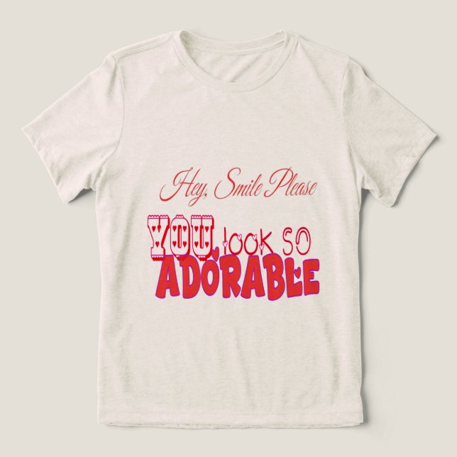 Camiseta Sorria, por favor (Design frontal)
