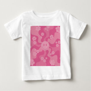 Camiseta Sorria - Rosa