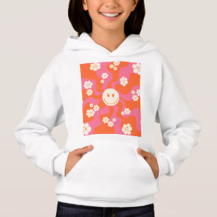 Camiseta Sorria - Rosa, Laranja e Creme