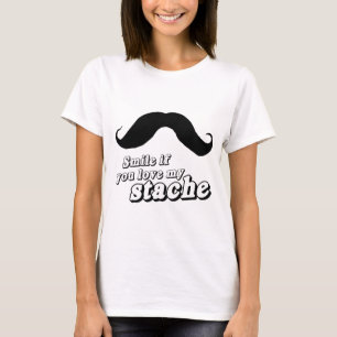 Camiseta Sorria se você ama meu bigode