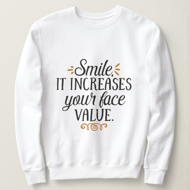 Camiseta Sorria, Sweet (Frente do Design)