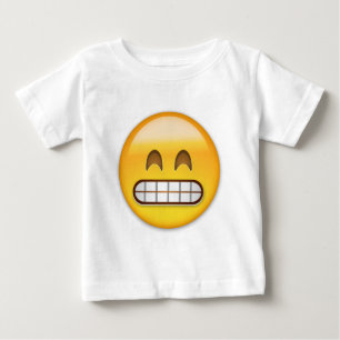 Camiseta Sorrindo a cara com olhos de sorriso Emoji