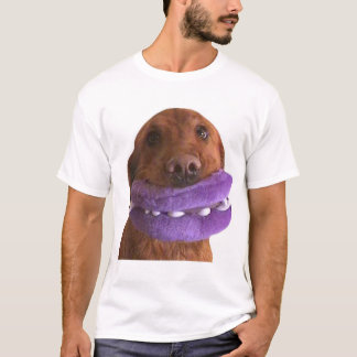 Camiseta Sorrir forçadamente roxo