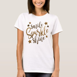 Camiseta Sorriso Brilho Resplandeça
