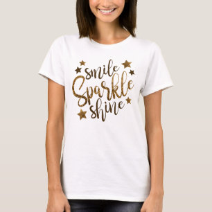 Camiseta Sorriso Brilho Resplandeça
