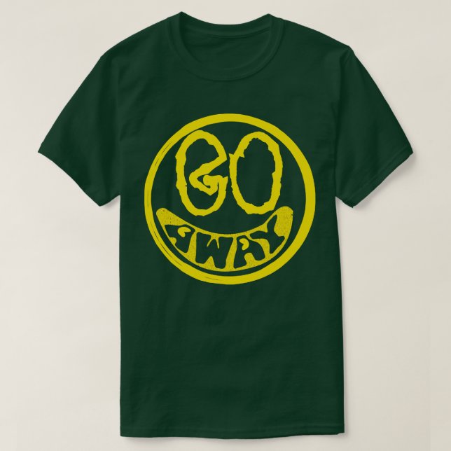 Camiseta Sorriso Cara Grunge Sai (Frente do Design)