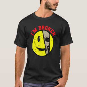 Camiseta Sorriso Confuso Estou Quebrado Doença Invisível Es