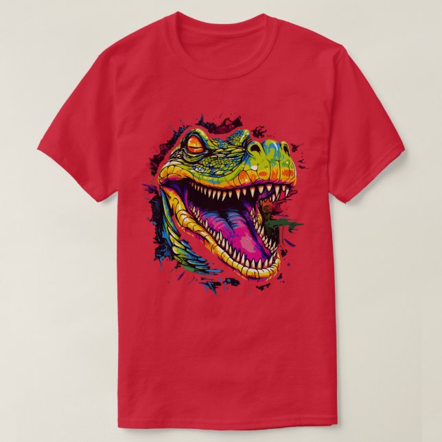 Camiseta Sorriso de Alligador (Frente do Design)