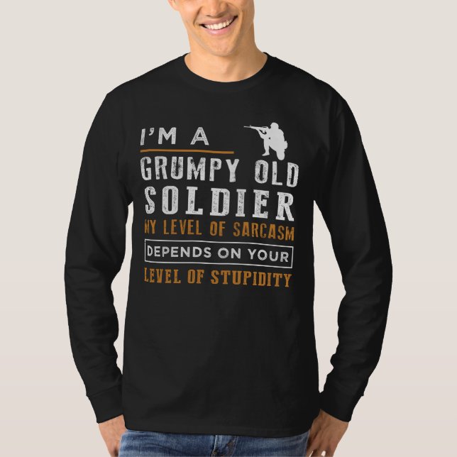Camiseta Sorriso de aluguel com chá velho e rabugento - Sar (Frente)