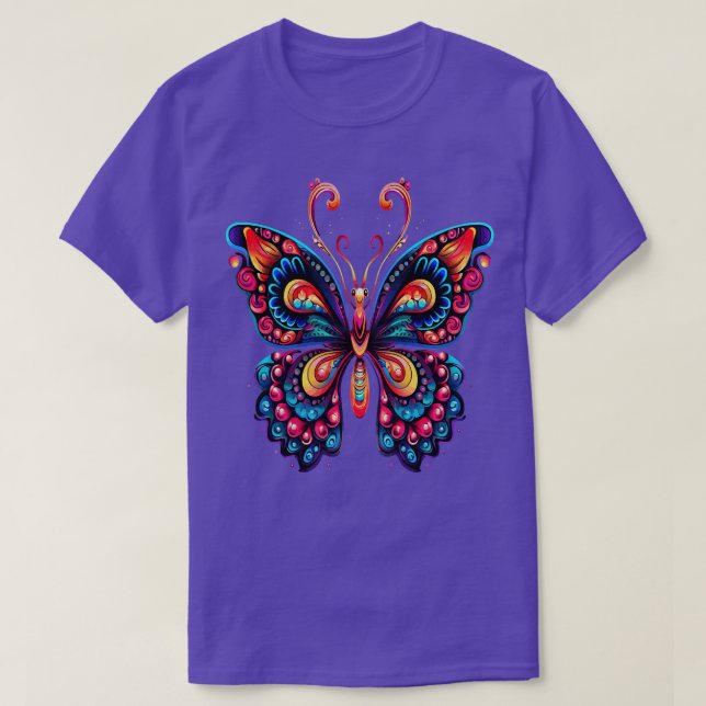 Camiseta Sorriso de borboleta (Frente do Design)