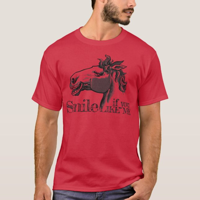Camiseta Sorriso de Cavalo Vintage (Frente)