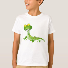 Camiseta sorriso de lagarto cortado