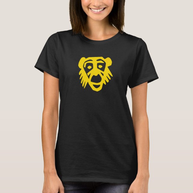 Camiseta Sorriso de macaco Dourado (Frente)