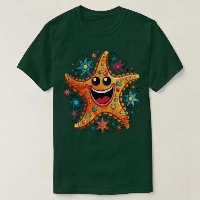 Camiseta Sorriso de Starfish (Frente do Design)