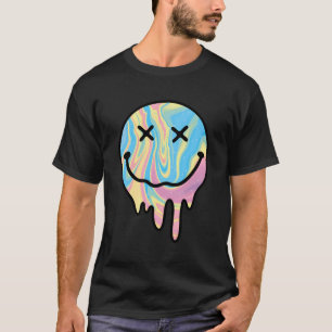 Camiseta Sorriso Derretido Engraçado Sorriso Feliz Derretid