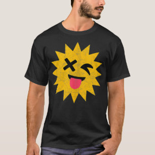 Camiseta Sorriso Divertido Felicidade Feliz Enfrentando Sor