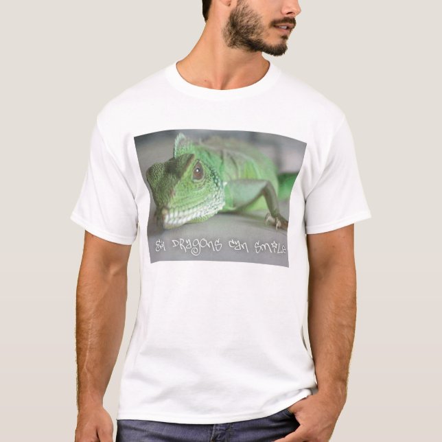 Camiseta Sorriso do dragão de água (Frente)