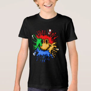 Camiseta Sorriso do tubo de tinta