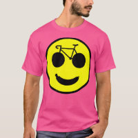 Sorriso engraçado da bicicleta Banana